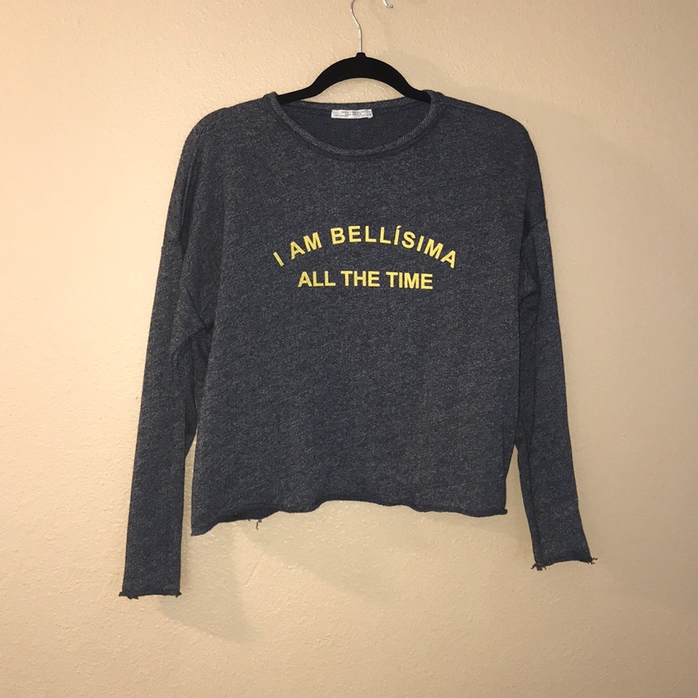 Size S gray sweater from Zara